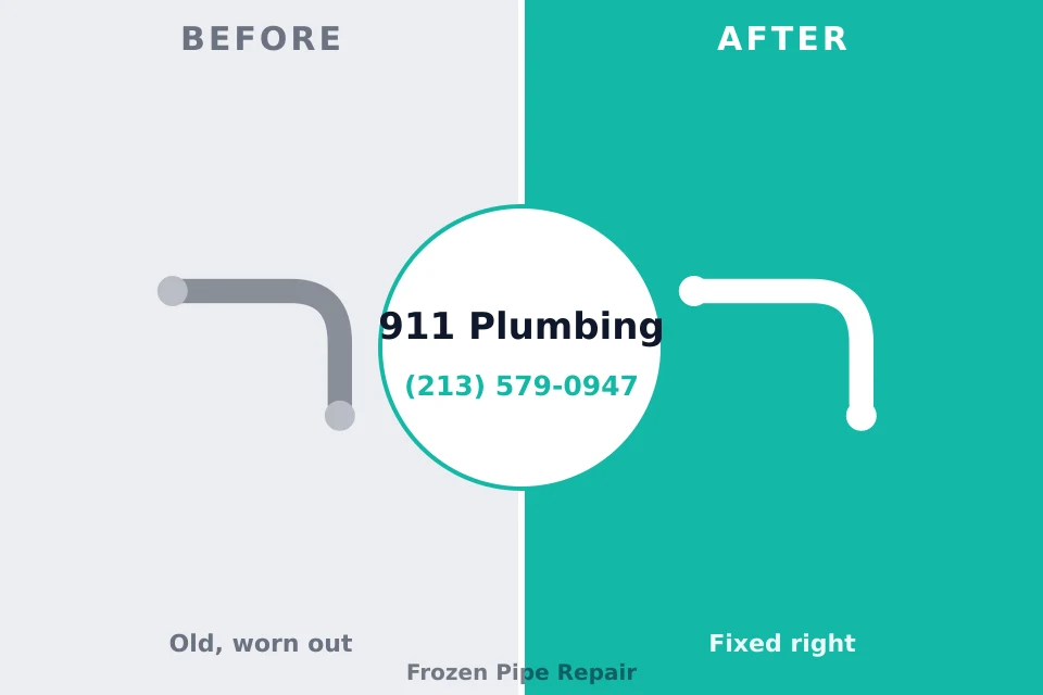 Before and after: plumbing company Scappoose, OR